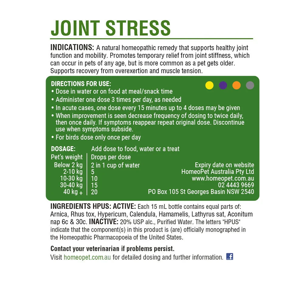 HomeoPet Joint Stress 2 HomeoPet Joint Stress - Image 2