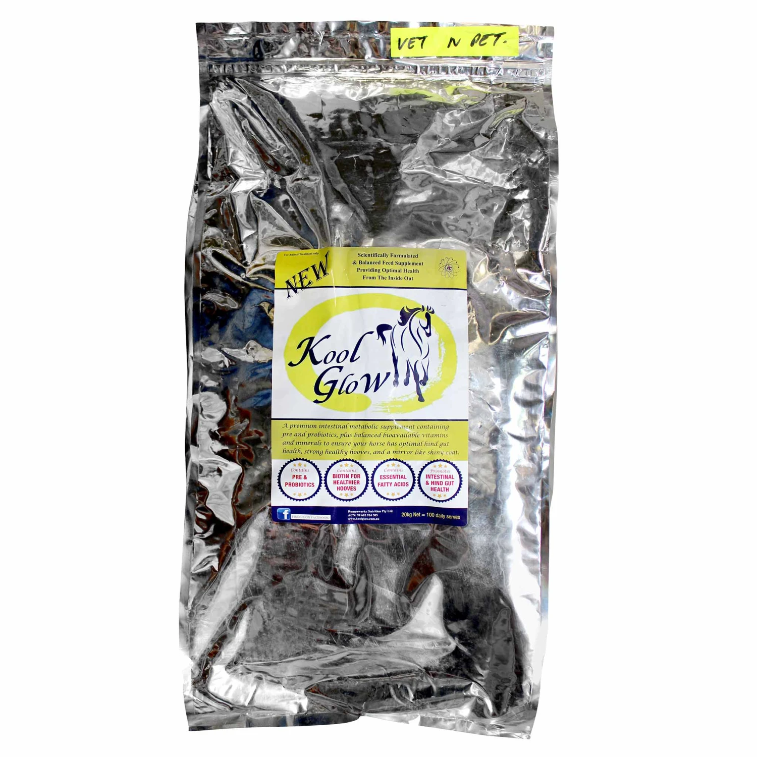 Kool Glow Intestinal Metabolic Supplement For Horses 3 Kool Glow Intestinal Metabolic Supplement For Horses - Image 3