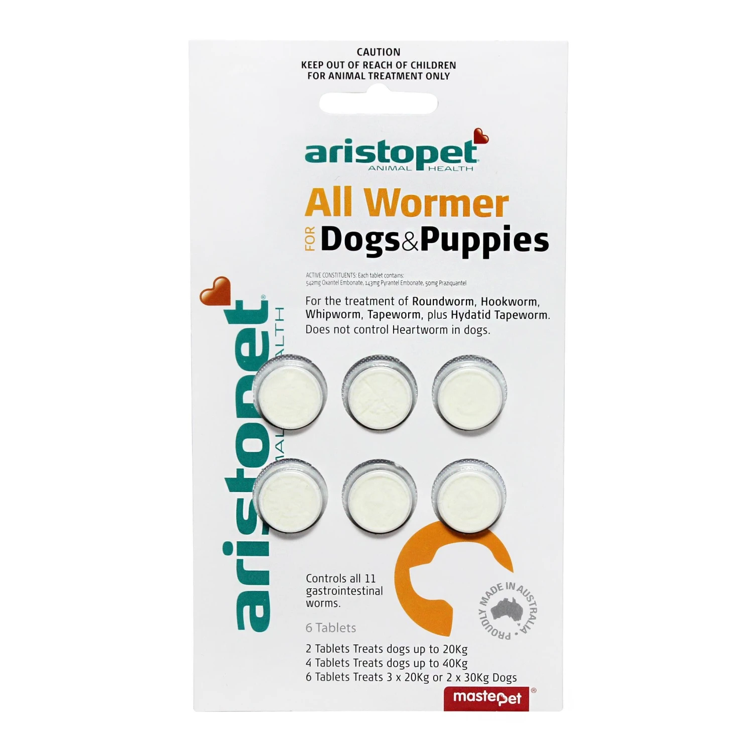 Aristopet All Wormer Tablets For Dogs & Puppies 3 Aristopet All Wormer Tablets For Dogs & Puppies - Image 3