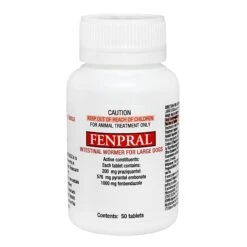 Fenpral Intestinal Allwormer For Large Dogs 40kg - 50 Tablets