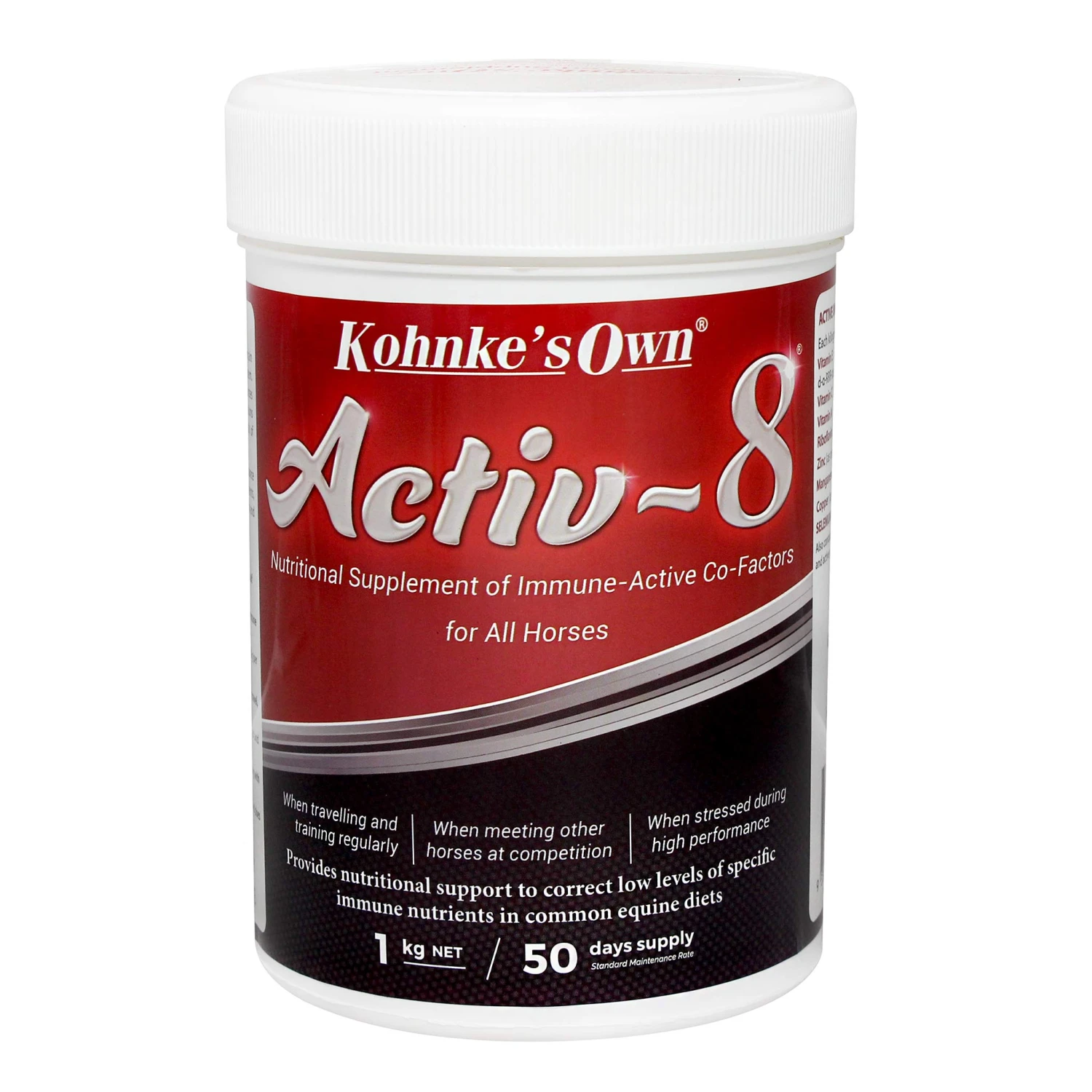 Kohnke's Own Activ-8 Immune System Support For Horses 2 Kohnke's Own Activ-8 Immune System Support For Horses - Image 2