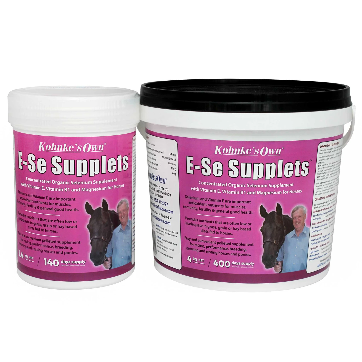 Kohnke's Own E-Se Vitamin E & Selenium Supplement For Horses 1 Kohnke's Own E-Se Vitamin E & Selenium Supplement For Horses
