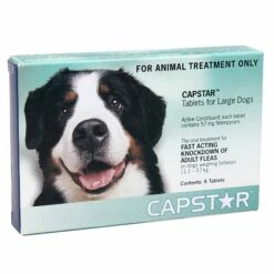 Capstar Tablets 6's - Fast Acting Knock Down Of Adult Fleas 5 Capstar Tablets 6's - Fast Acting Knock Down Of Adult Fleas -Vetn Pet Direct Store 1003874