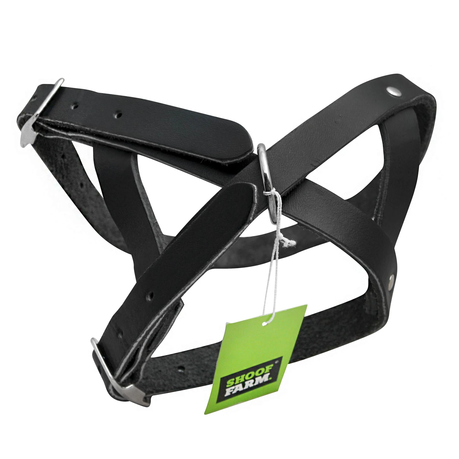 Leather Calf Tie Out Tethering Halter 2 Leather Calf Tie Out Tethering Halter - Image 2