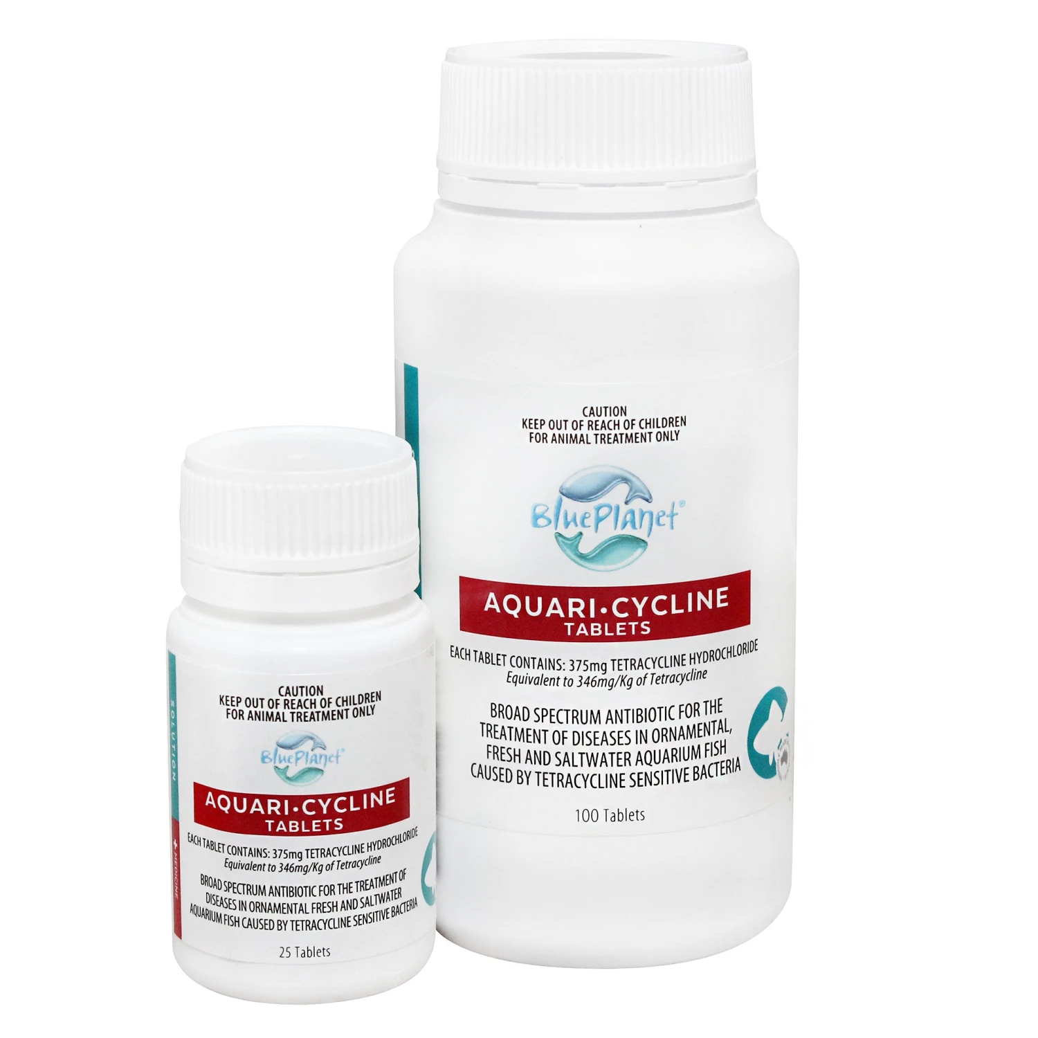 Blue Planet Aquari-cycline Broad Spectrum Antibiotic Tablets For Fish 1 Blue Planet Aquari-cycline Broad Spectrum Antibiotic Tablets For Fish
