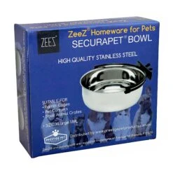 ZEEZ SecuraPet Stainless Steel Bowl -Vetn Pet Direct Store 1026206