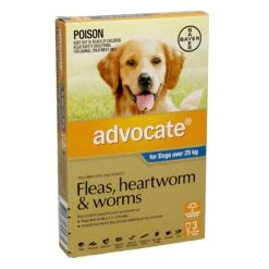 ADVOCATE For X/Large Dogs Over 25kg 6 ADVOCATE For X/Large Dogs Over 25kg -Vetn Pet Direct Store 1029175