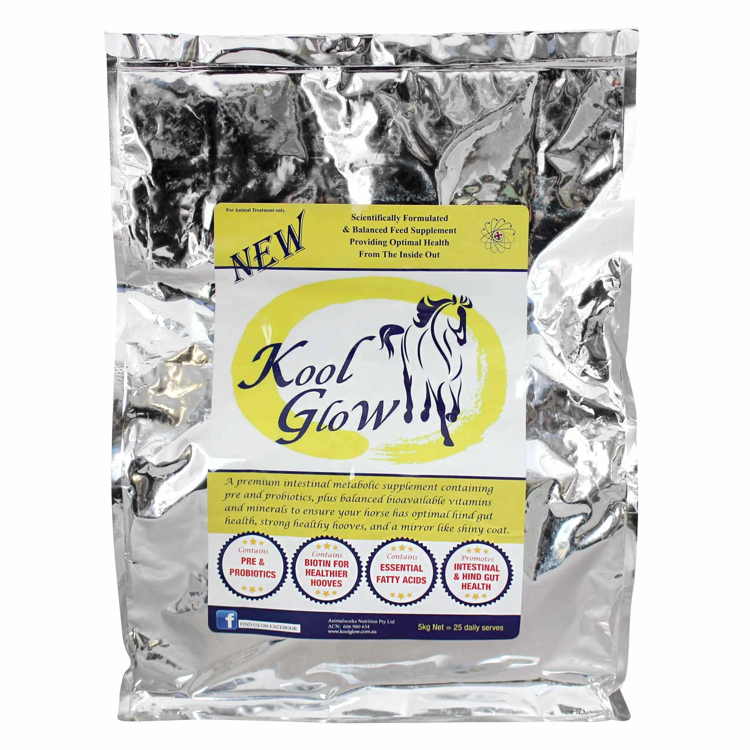 Kool Glow Intestinal Metabolic Supplement For Horses 2 Kool Glow Intestinal Metabolic Supplement For Horses - Image 2