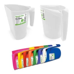 Bainbridge Heavy Duty Feed Scoop - 2L -Vetn Pet Direct Store 2L feed scoop white