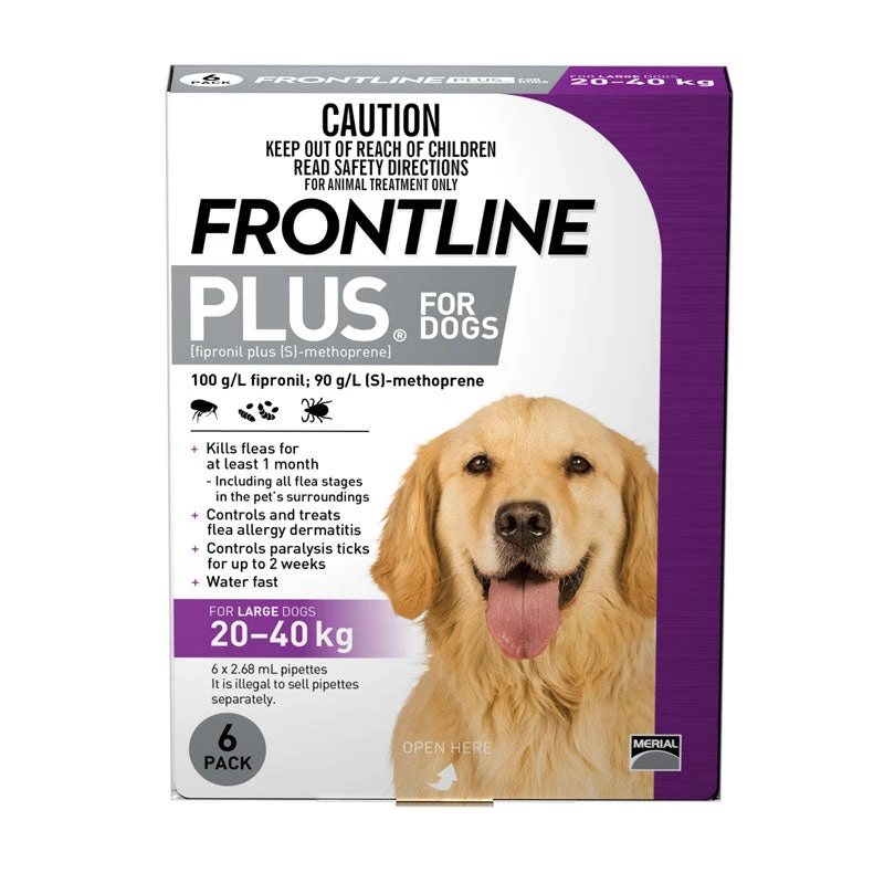 Frontline Plus For Large Dogs 20 To 40kg (44-88lb) 4 Frontline Plus For Large Dogs 20 To 40kg (44-88lb) - Image 4