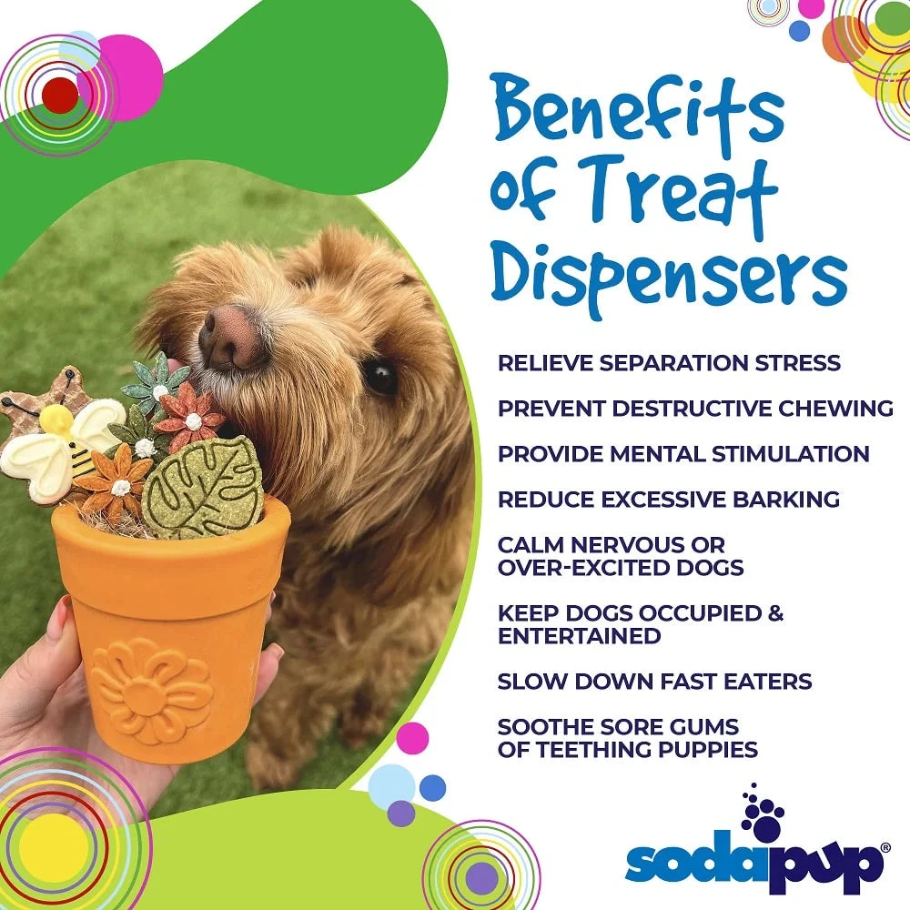 SodaPup Flower Pot Treat Dispenser 8 SodaPup Flower Pot Treat Dispenser - Image 8