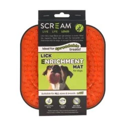 Scream Lick Enrichment Mat For Crates & Cages - Square 23 Scream Lick Enrichment Mat For Crates & Cages - Square -Vetn Pet Direct Store 49 SLM04926
