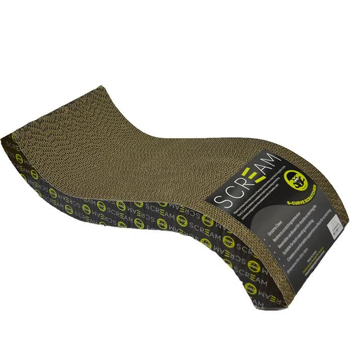 Scream S-Curve Cat Scratcher 1 Scream S-Curve Cat Scratcher
