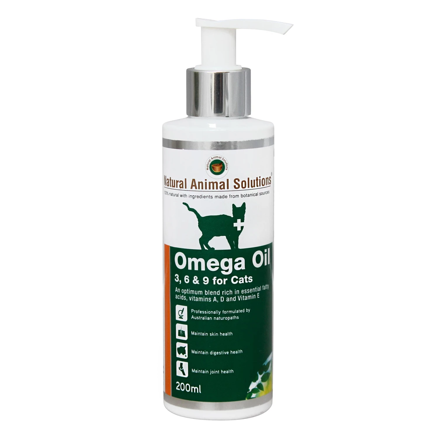 Natural Animal Solutions Omega 3, 6 & 9 For Cats 200mL 1 Natural Animal Solutions Omega 3, 6 & 9 For Cats 200mL
