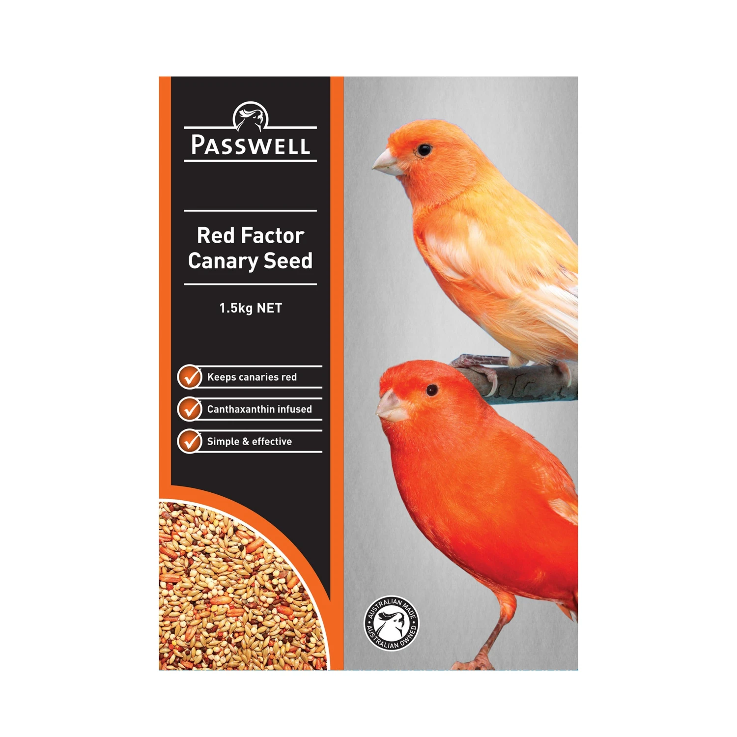 Passwell Red Factor Canary Seed 1 Passwell Red Factor Canary Seed