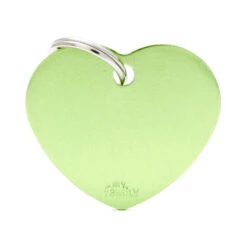 Basic Aluminium Heart Pet ID Tag 25 Basic Aluminium Heart Pet ID Tag -Vetn Pet Direct Store 753358
