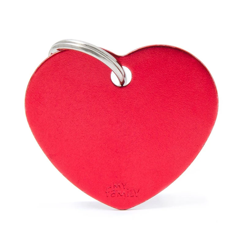 Basic Aluminium Heart Pet ID Tag 4 Basic Aluminium Heart Pet ID Tag - Image 4