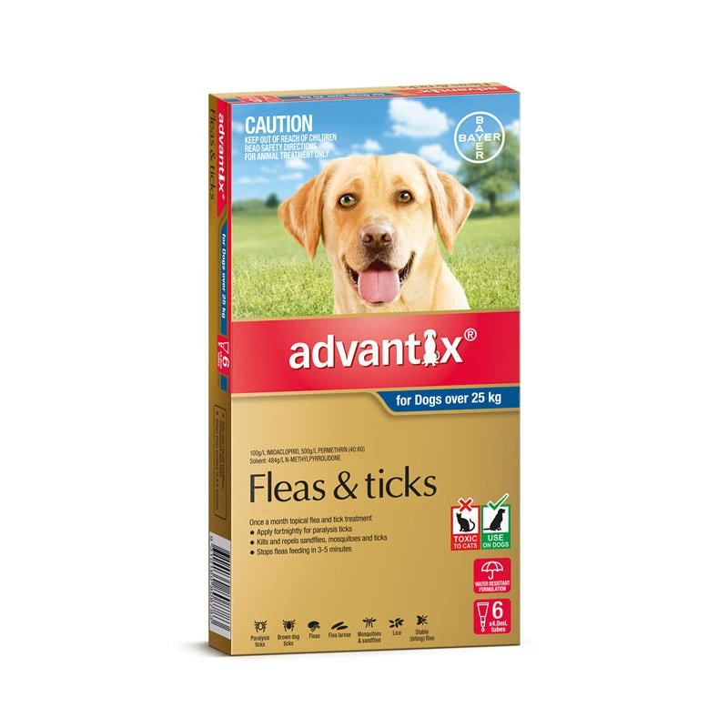ADVANTIX For Extra Large Dogs Over 25kg 1 ADVANTIX For Extra Large Dogs Over 25kg