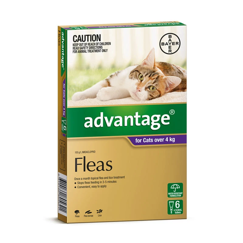 Advantage For Cats Over 4kg 1 Advantage For Cats Over 4kg