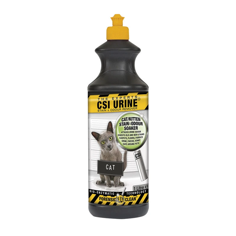 CSI Urine Stain & Odour Soaker - Cat/Kitten 1L 1 CSI Urine Stain & Odour Soaker - Cat/Kitten 1L