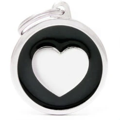 Classic Big Circle Heart Pet ID Tag -Vetn Pet Direct Store 755252
