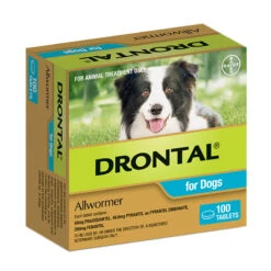 Drontal Allwormer Tablets For Dogs - Professional Pack -Vetn Pet Direct Store 757250