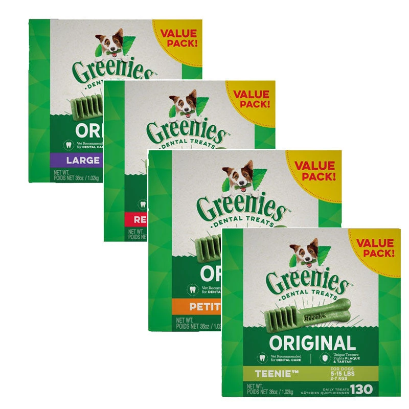 Greenies Original Dental Treats For Dogs Value Pack 1kg 1 Greenies Original Dental Treats For Dogs Value Pack 1kg