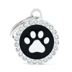Glam Paw Circle Pet ID Tag