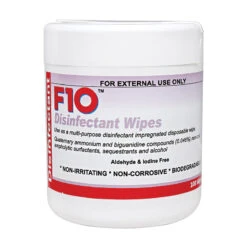 F10 Disinfectant Wipes 100's