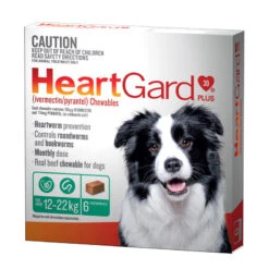 HeartGard Plus Chewables Green - For Dogs 12-22kg