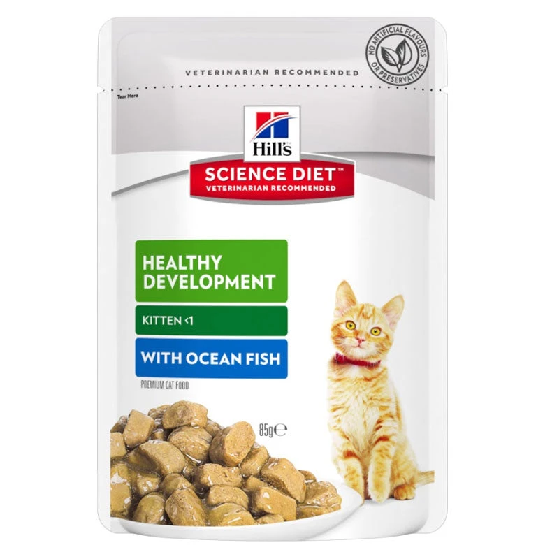 Hill's Science DietKitten W/Ocean Fish 85g X 12 1 Hill's Science DietKitten W/Ocean Fish 85g X 12