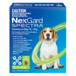 NexGard Spectra Chews For Medium Dogs 7.6-15kg