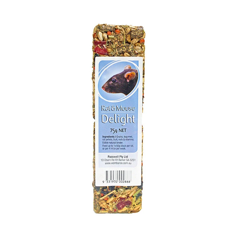 Rat & Mouse Delight Treat Bar 75g 1 Rat & Mouse Delight Treat Bar 75g