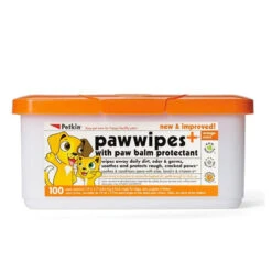 Petkin Paw Wipes 100's