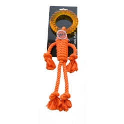 Scream Rope Man With Ring Head Tug Toy -Vetn Pet Direct Store 765123