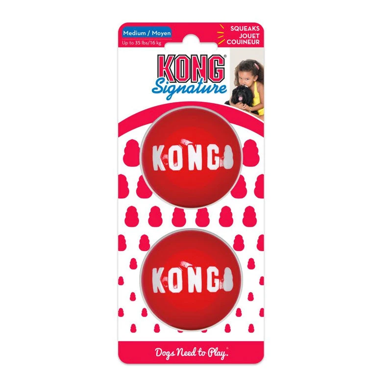 KONG Signature Balls - 2 Pack 4 KONG Signature Balls - 2 Pack - Image 4