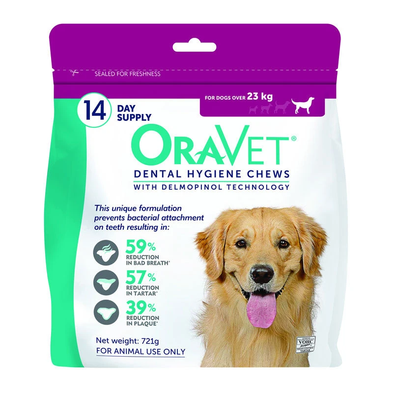OraVet Dental Hygiene Chews For Dogs 23+kg 2 OraVet Dental Hygiene Chews For Dogs 23+kg - Image 2
