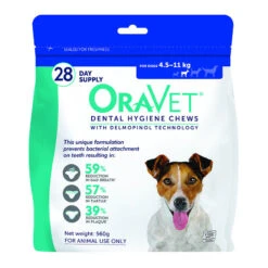 OraVet Dental Hygiene Chews For Dogs 4.5-11kg 5 OraVet Dental Hygiene Chews For Dogs 4.5-11kg -Vetn Pet Direct Store 894495