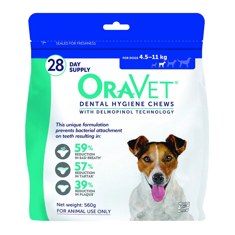 OraVet Dental Hygiene Chews For Dogs 4.5-11kg 3 OraVet Dental Hygiene Chews For Dogs 4.5-11kg - Image 3