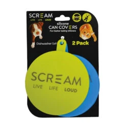 Scream Silicone Pet Food Can Cover - 2 Pack -Vetn Pet Direct Store 894635