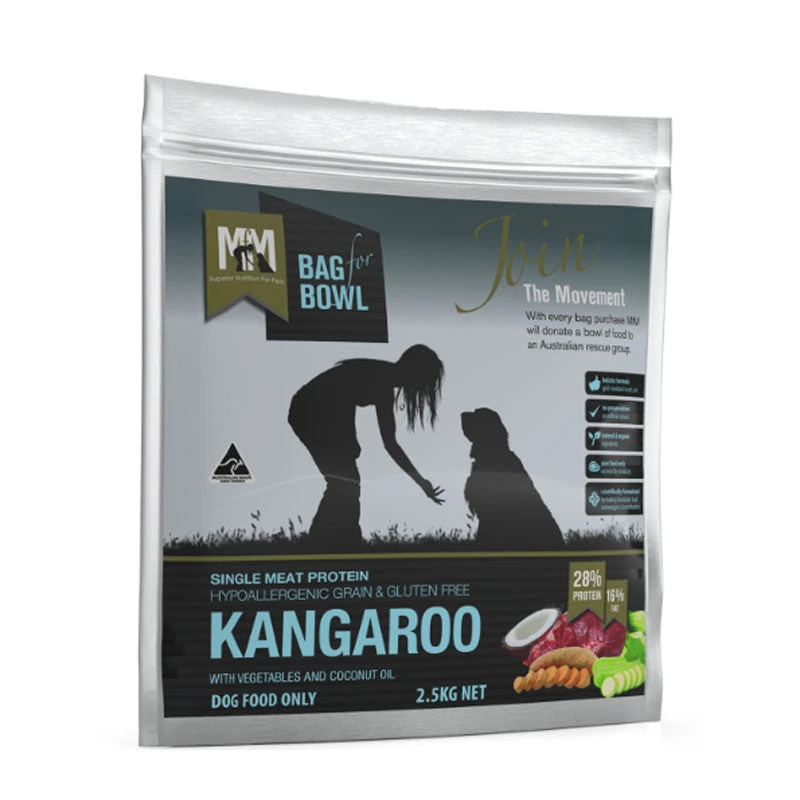 MfM (Meals For Mutts) Kangaroo Single Protein Grain & Gluten Free Dry Dog Food 2 MfM (Meals For Mutts) Kangaroo Single Protein Grain & Gluten Free Dry Dog Food - Image 2