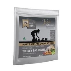 MfM (Meals For Mutts) Turkey & Chicken Large Kibble Puppy & Whelping Dry Dog Food -Vetn Pet Direct Store 913078