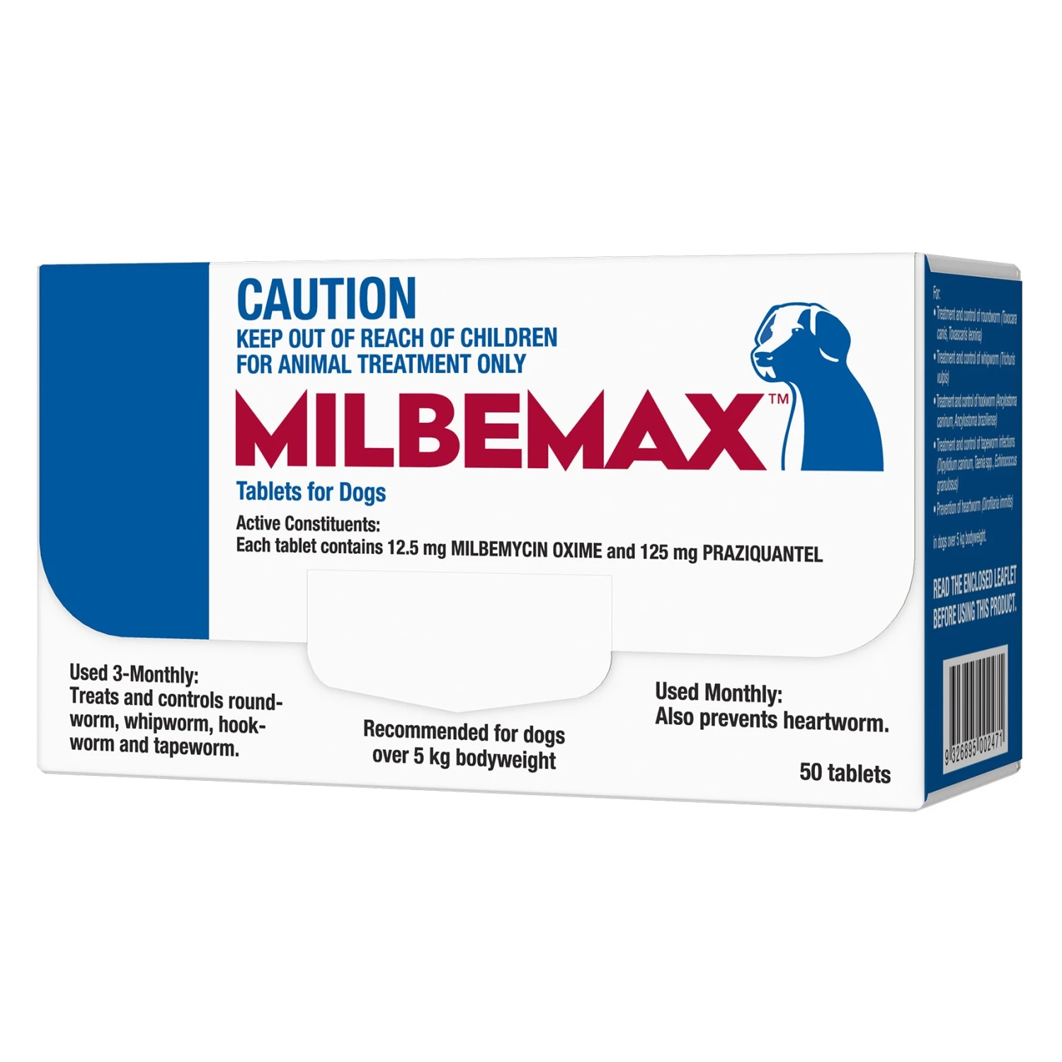 Milbemax Broad Spectrum Wormer For Dogs 2 Milbemax Broad Spectrum Wormer For Dogs - Image 2