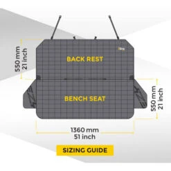 EzyDog Drive Car Back Seat Cover -Vetn Pet Direct Store 962860