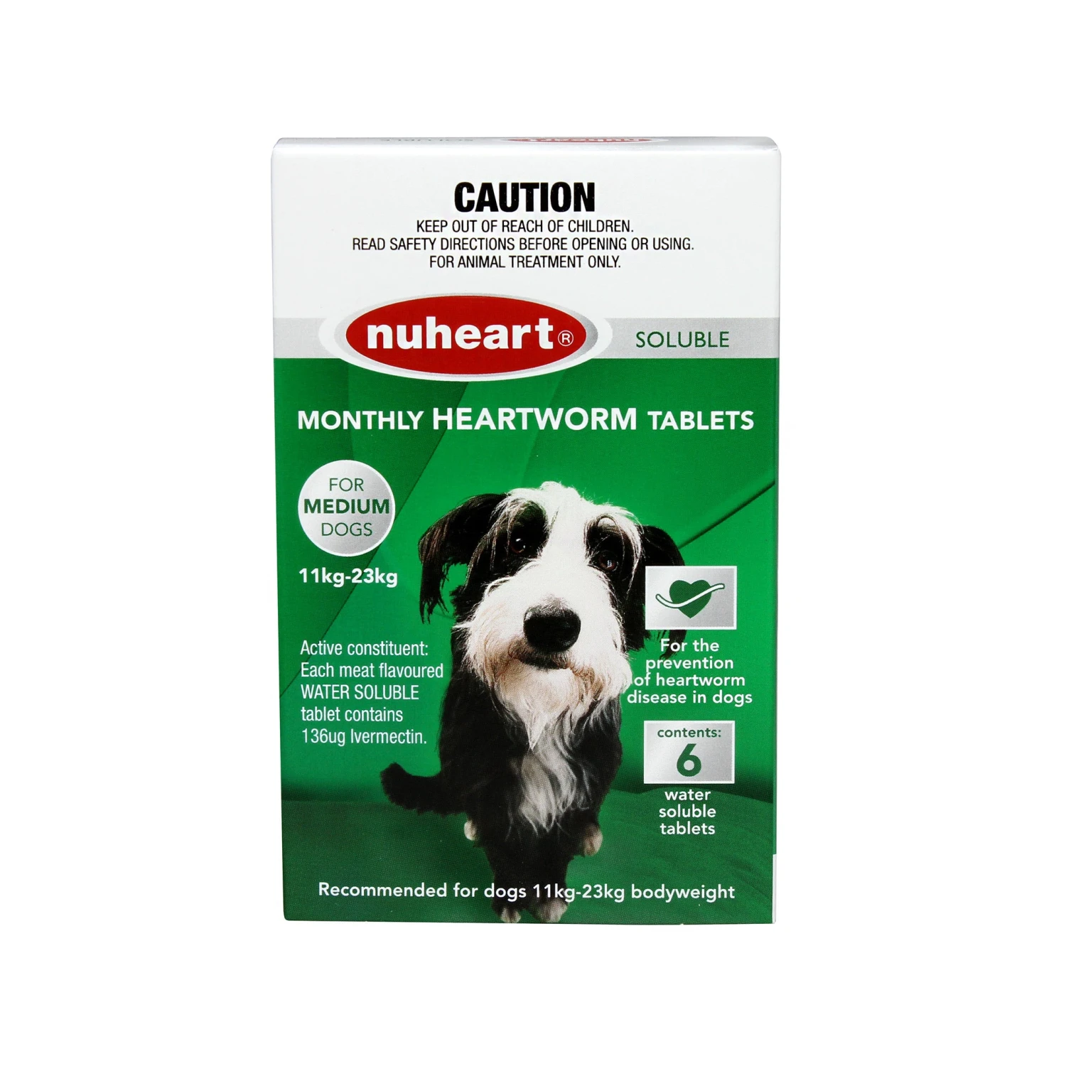 Nuheart Soluble Monthly Heartworm Tablets 2 Nuheart Soluble Monthly Heartworm Tablets - Image 2