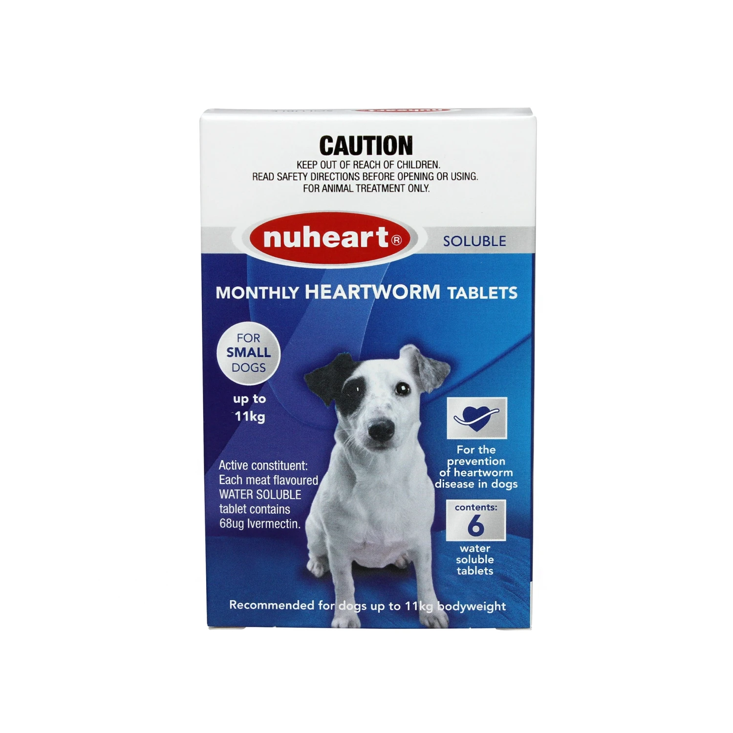 Nuheart Soluble Monthly Heartworm Tablets 4 Nuheart Soluble Monthly Heartworm Tablets - Image 4
