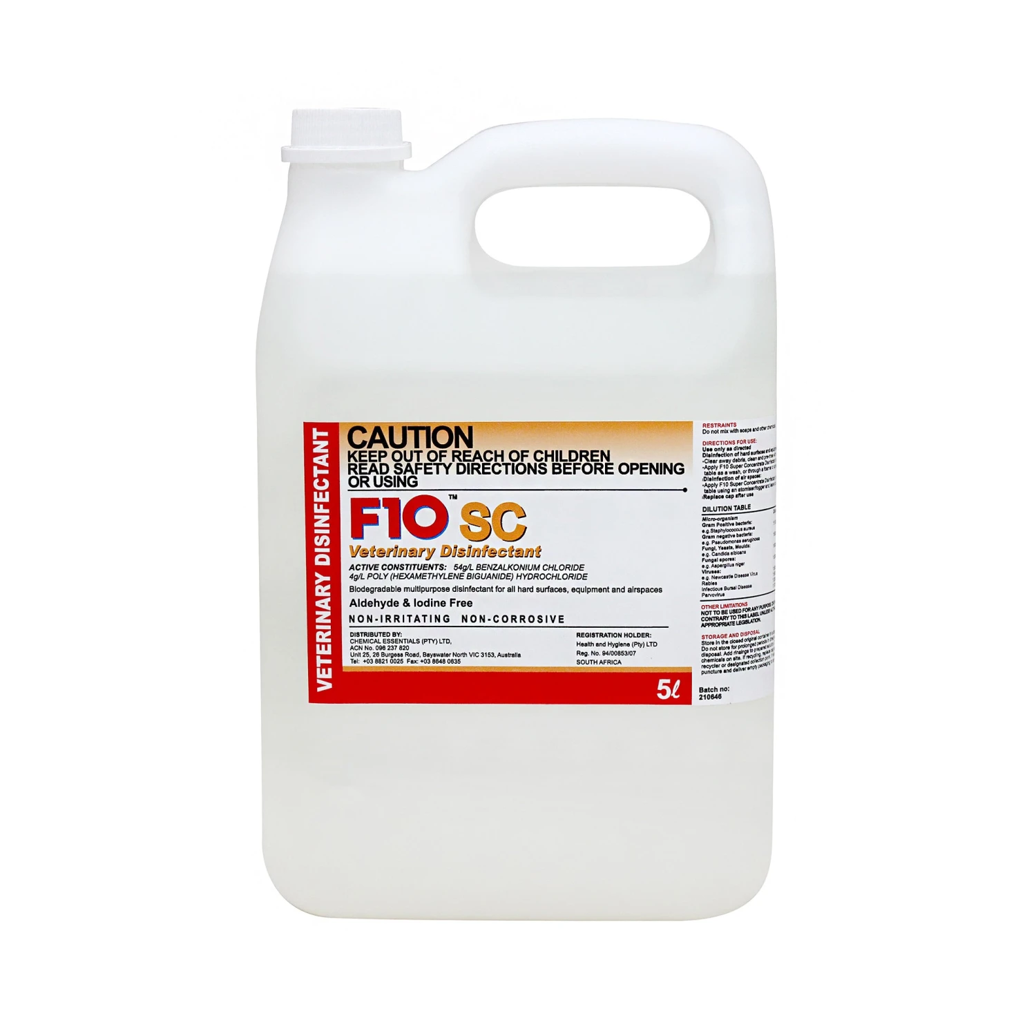 F10 SC Veterinary Disinfectant 2 F10 SC Veterinary Disinfectant - Image 2