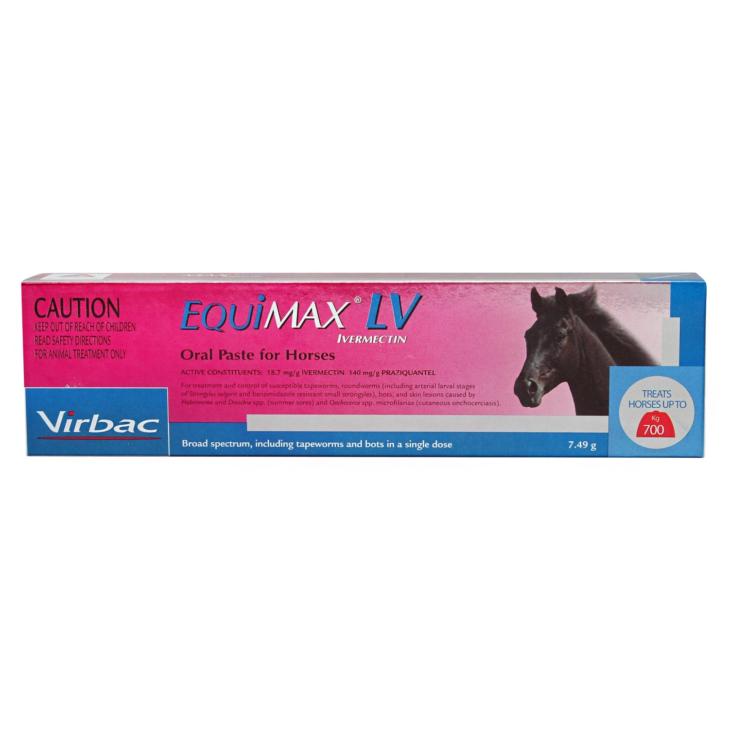 Virbac Equimax LV Horse Wormer 7.49g 2 Virbac Equimax LV Horse Wormer 7.49g - Image 2