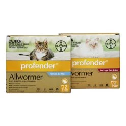 Profender Spot-On Allwormer For Cats 2's