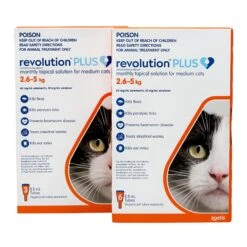 Revolution Plus For Medium Cats 2.6-5kg